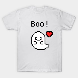 Lovely ghost pixel art T-Shirt